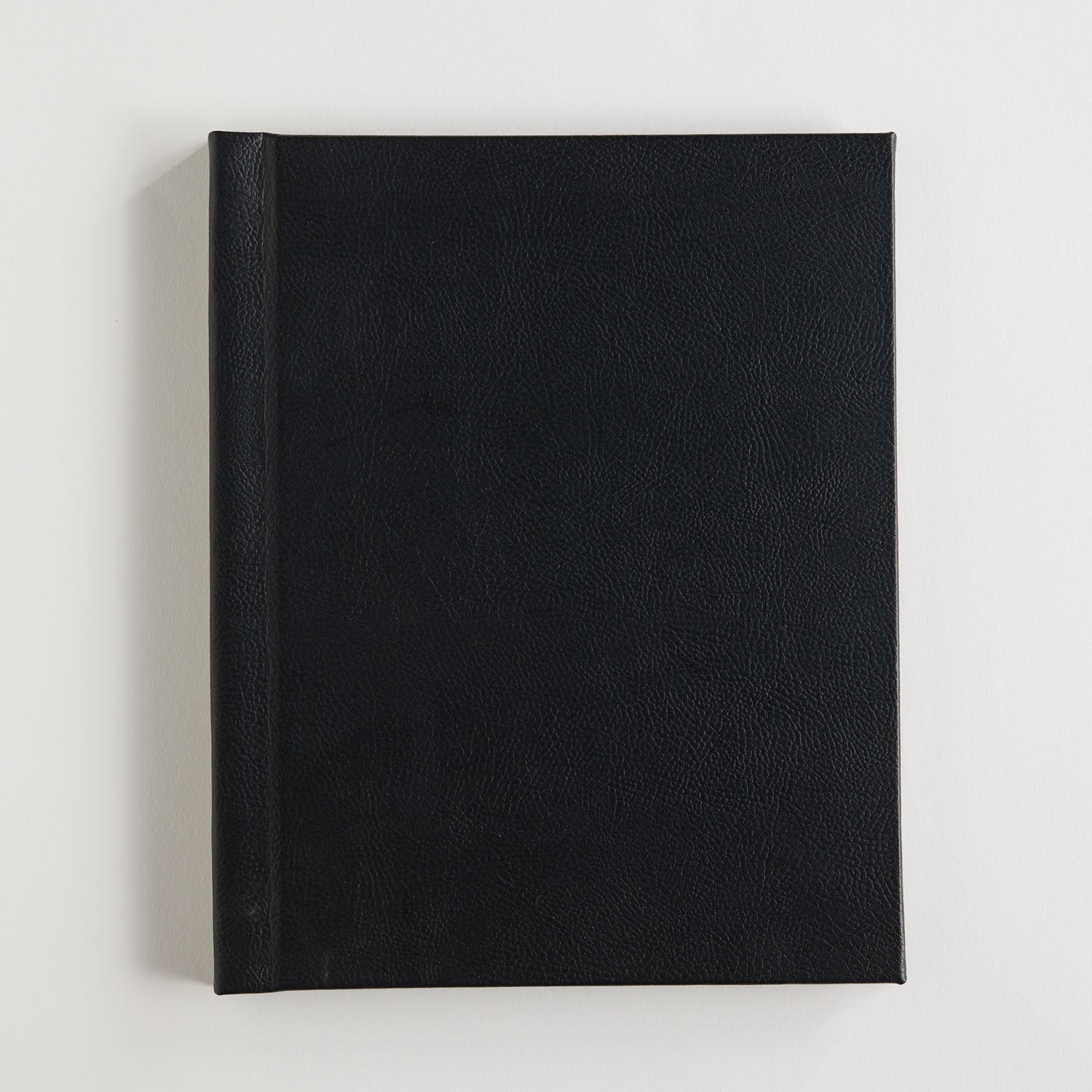 11x14 Flush Mount Black Leather Cover Photo Book / Lustre Paper