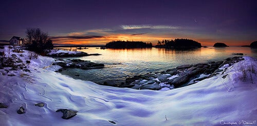 Five Islands, Georgetown, Maine. Last sunrise of 2010, New Year's Eve.