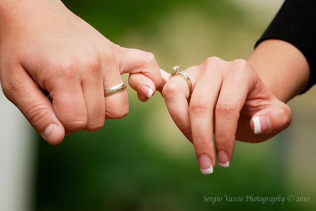 7 Unique Ways To Show Off Your Engagement Ring In Your Wedding Album