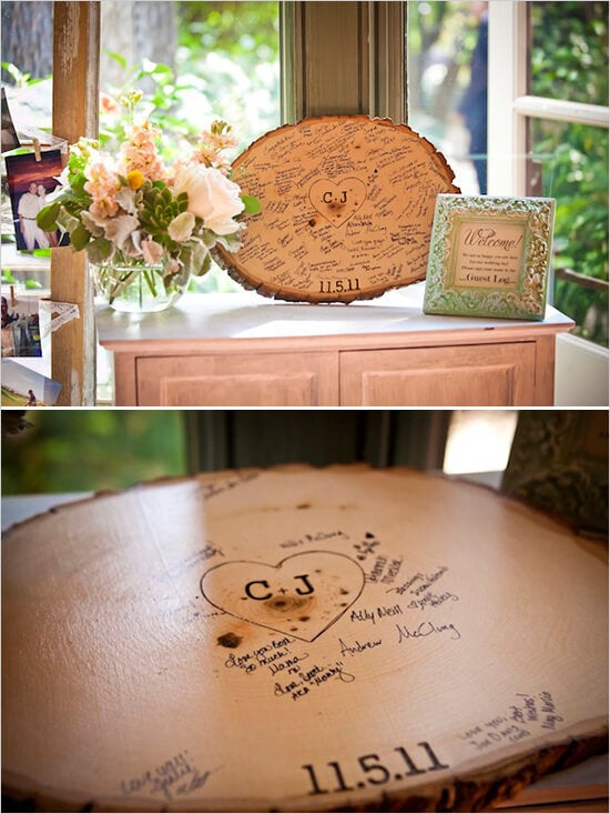 10 Unique Wedding Guest Book Ideas - Dee & Kris Photography