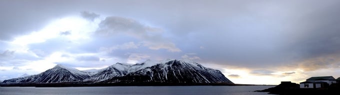 A peak on the sea.