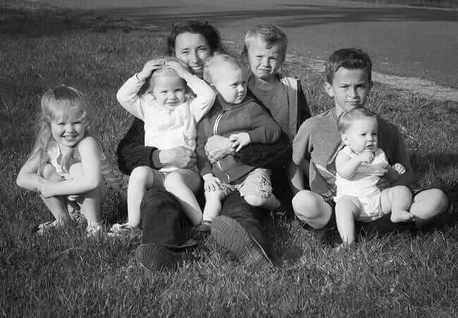 Kathleen and grandkids