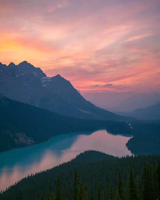 peyto lake instagram