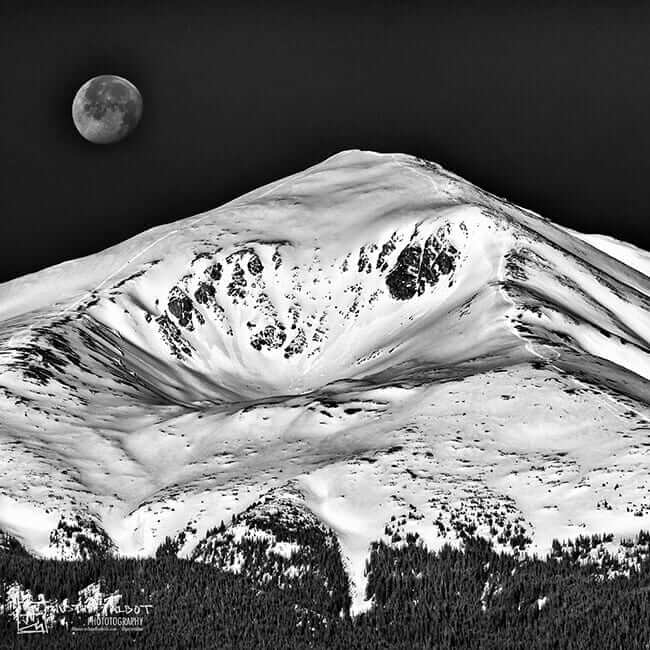 black and white photo mountain texture