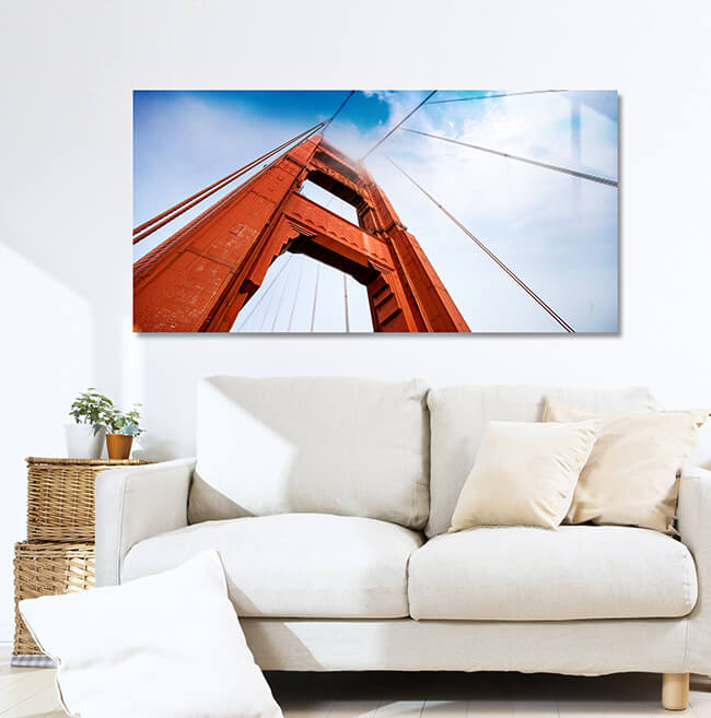 large metal print manufactured by Printique