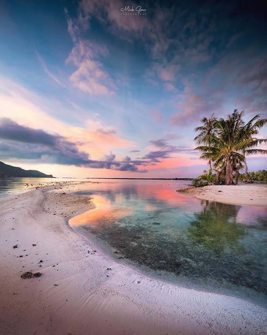 bora bora landscape photograph by micktographer