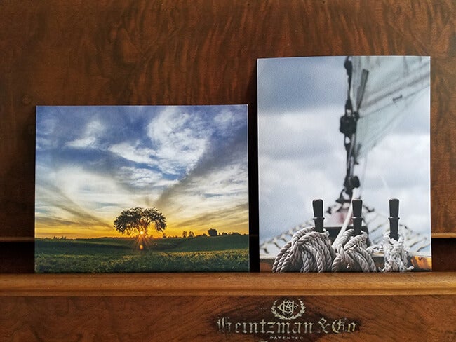 two color fine art prints produced by Printique