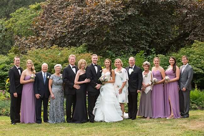 family formal at wedding