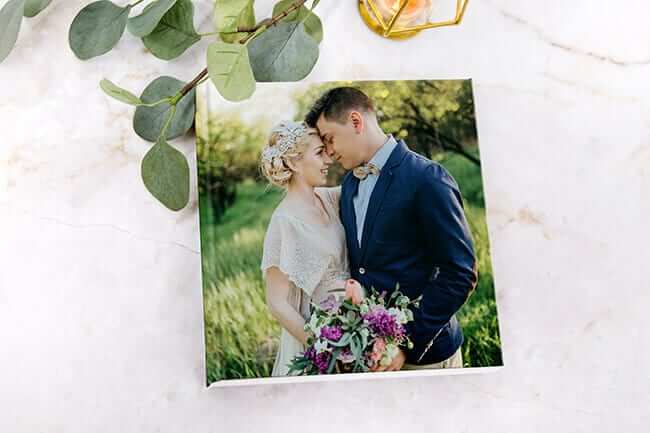 premium wedding album manufactured by printique