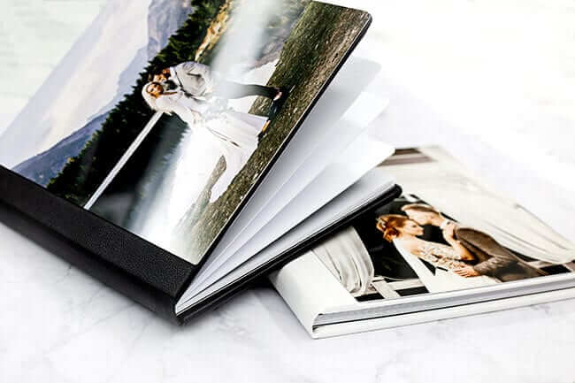 metal cover photo books by printique