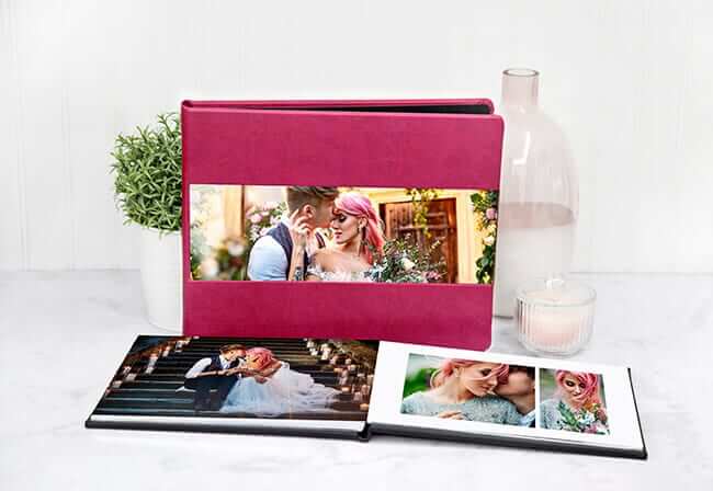 metal cover photo albums by printique