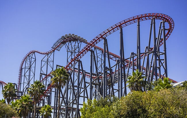 rollercoast at six flags