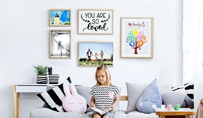 child's artwork printed by printique