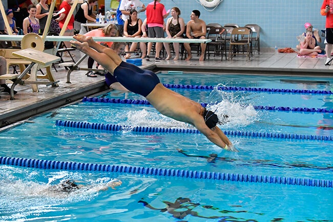 special olympian swimming