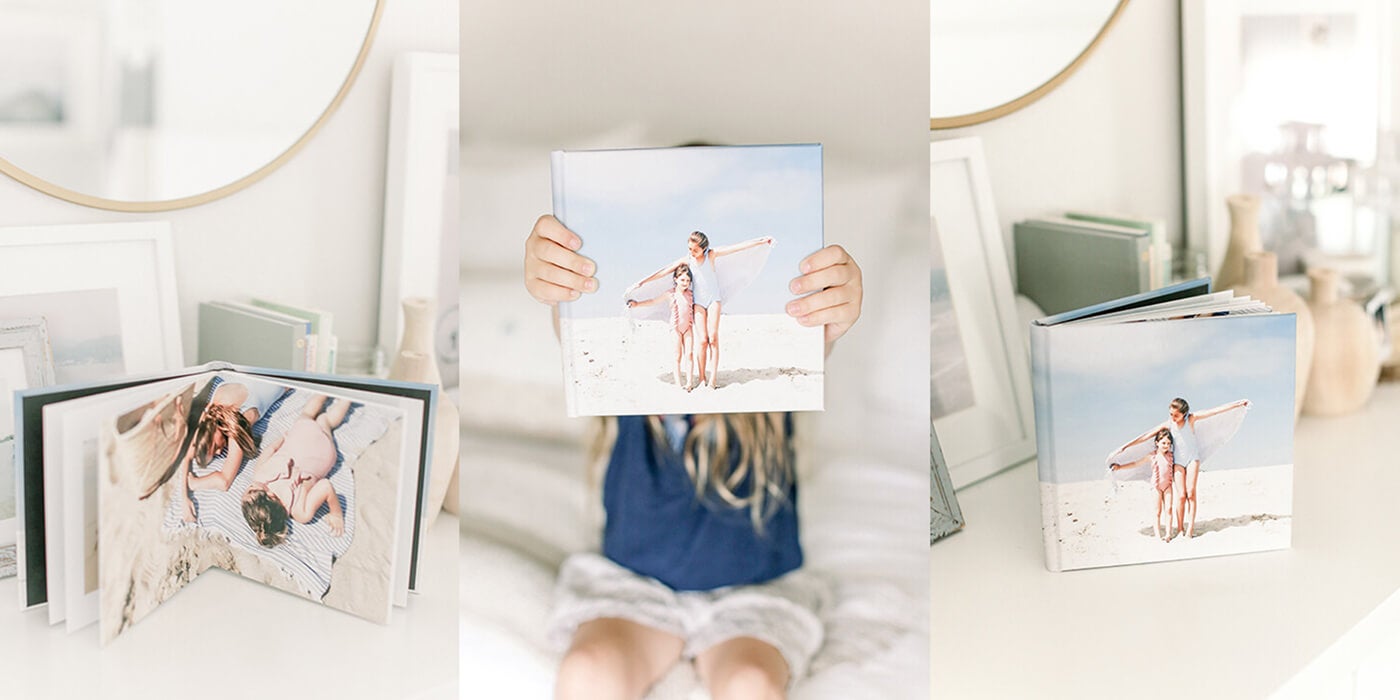 focus on beach portrait photo book by printique by adorama