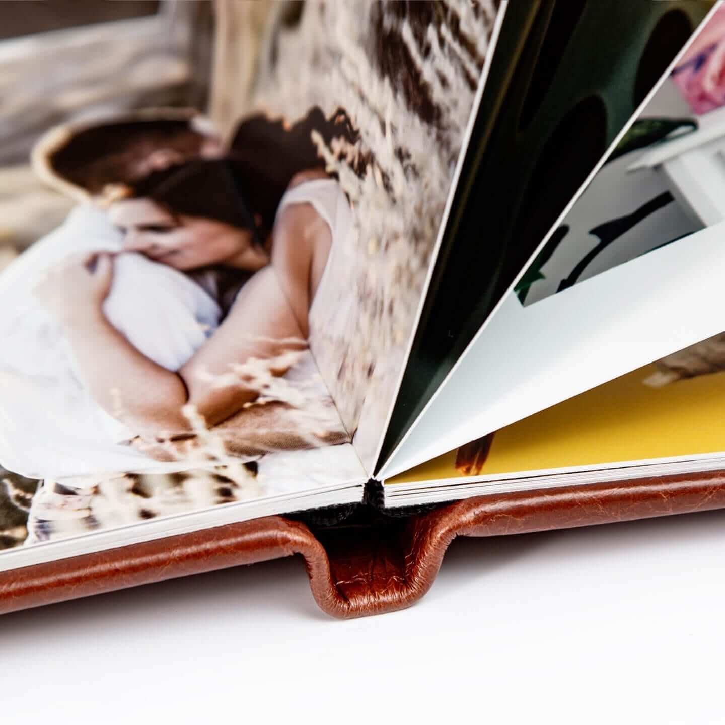 Personalized Genuine Brown Leather Photo Album - Vintage Style Design –  LeatherNeo