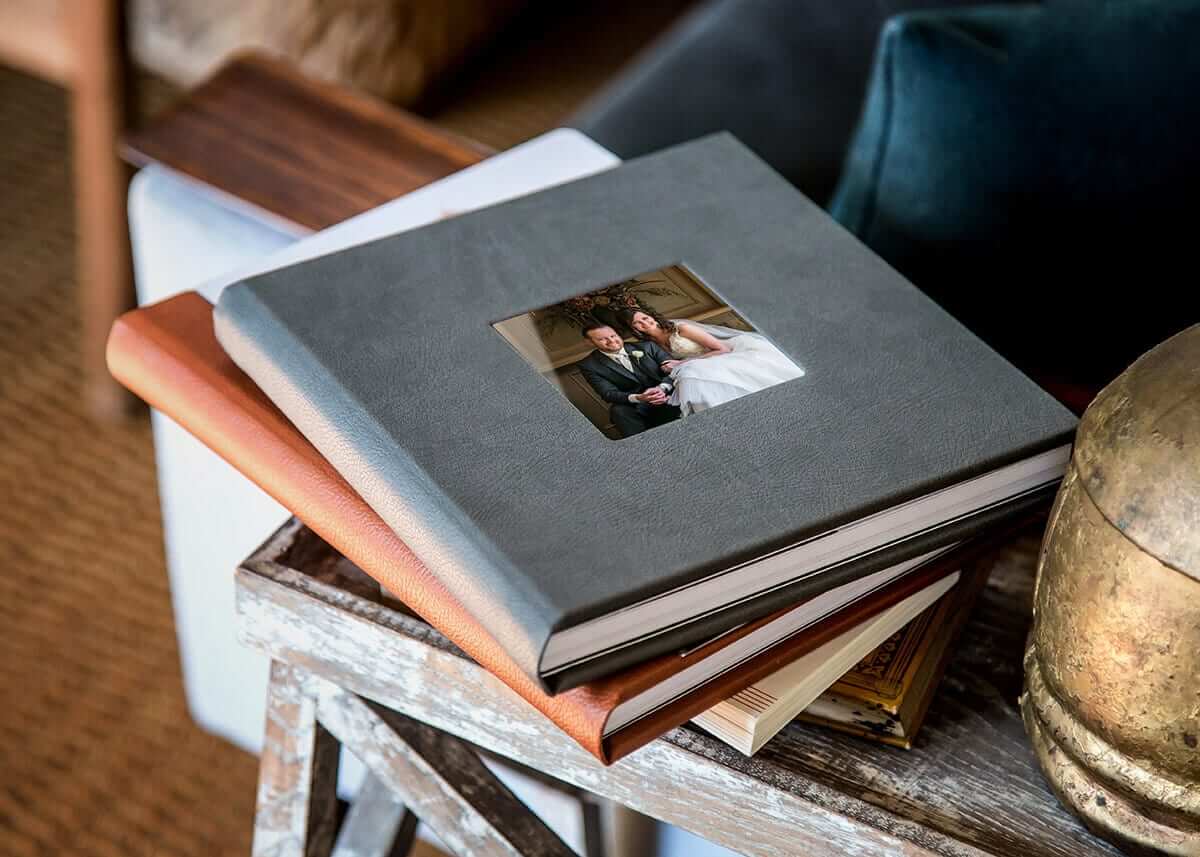 Leather Photo Books - Premium Layflat & Professionally Leather Bound -  Printique, An Adorama Company