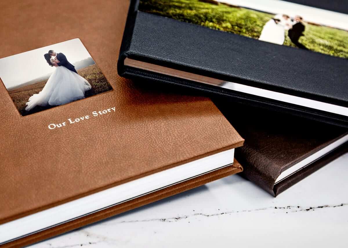 Metal Cover Photo Albums - Premium Layflat Metal Photo Albums