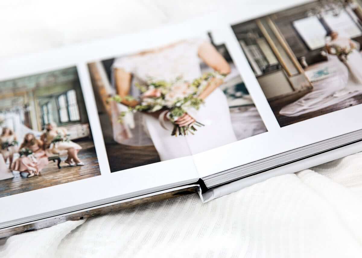 Hardcover Layflat Editorial Photo Wedding Album