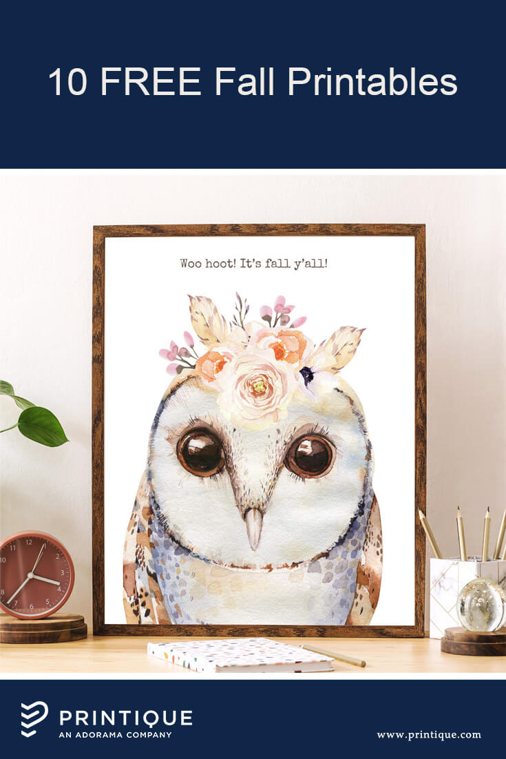 10 Free Fall Printables - Printique, An Adorama Company