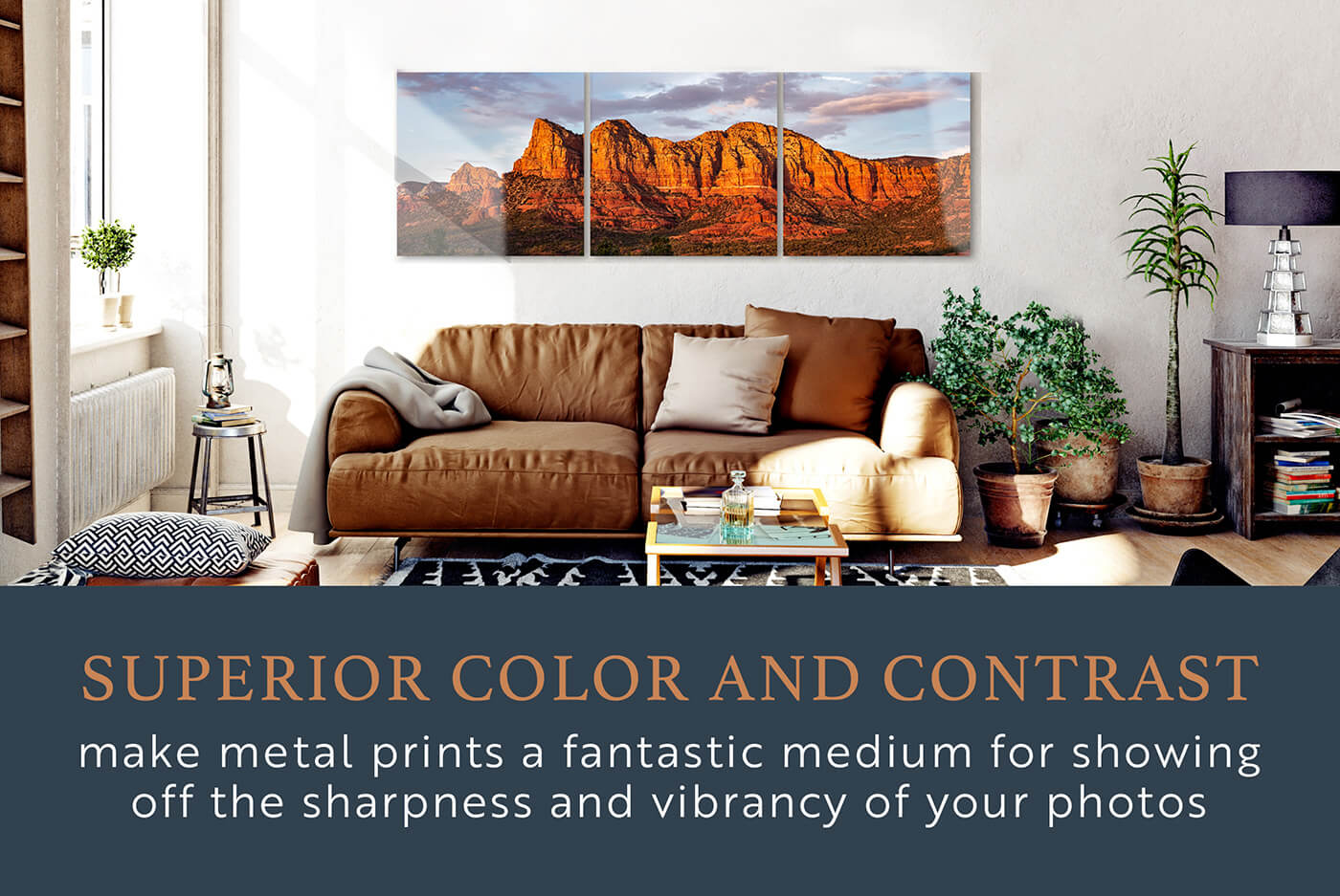 Metal Print Color Contrast