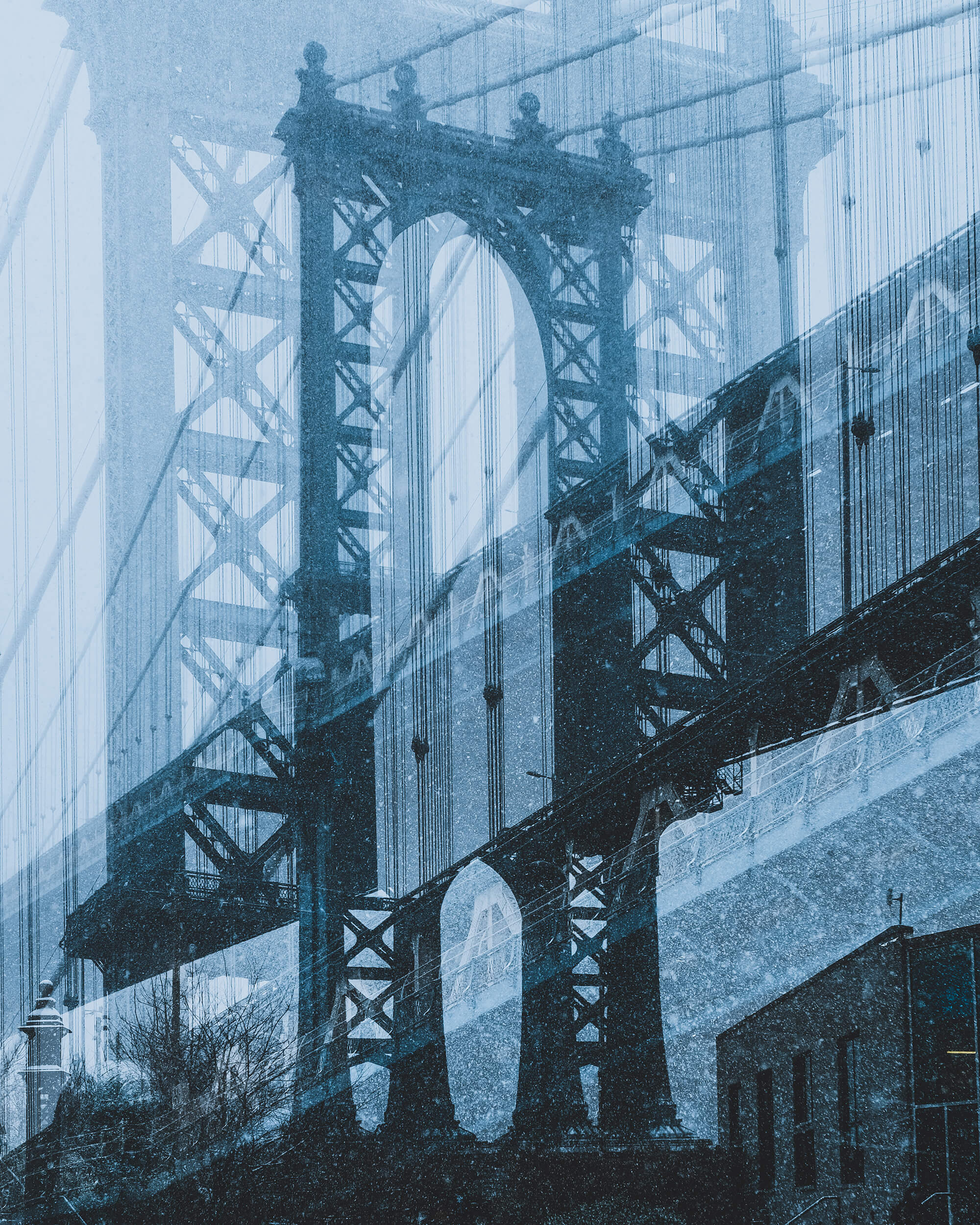 Manhattan Bridge, Leo Mascaro - Printique