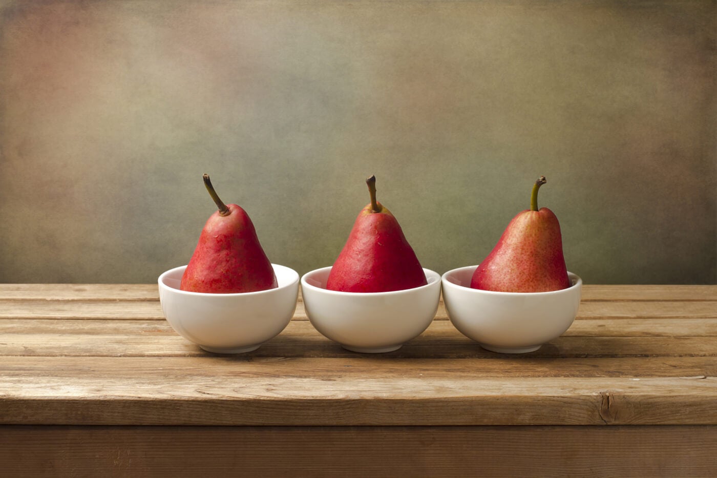 pears and bowls as fine art photo prints