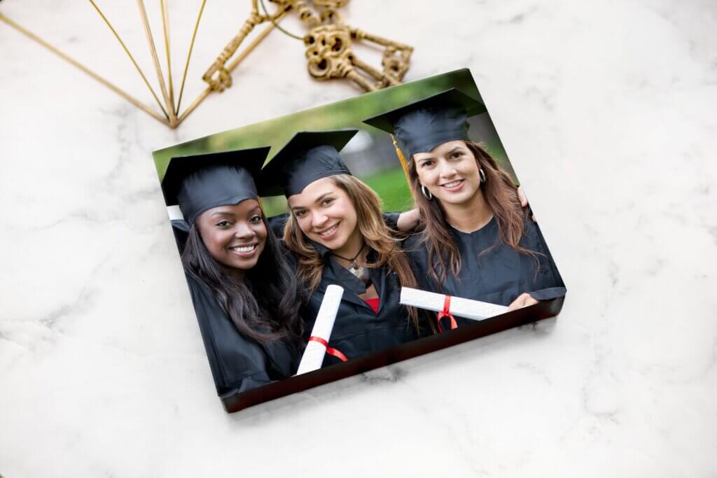 Canvas print for college grads.