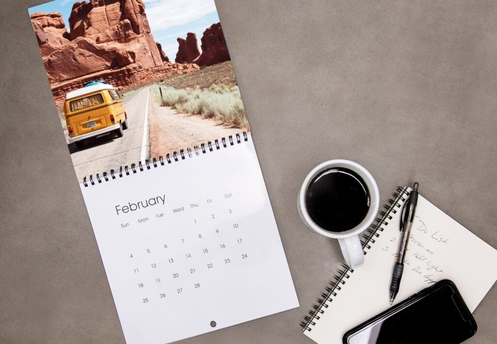 Adventure photos used to create a custom calendar is one of many meaningful ways to print.