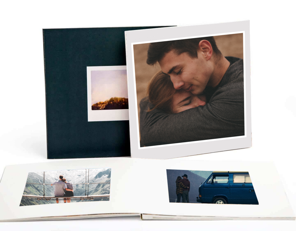 A romantic mini photo book is a perfect holiday gift for the one you love.