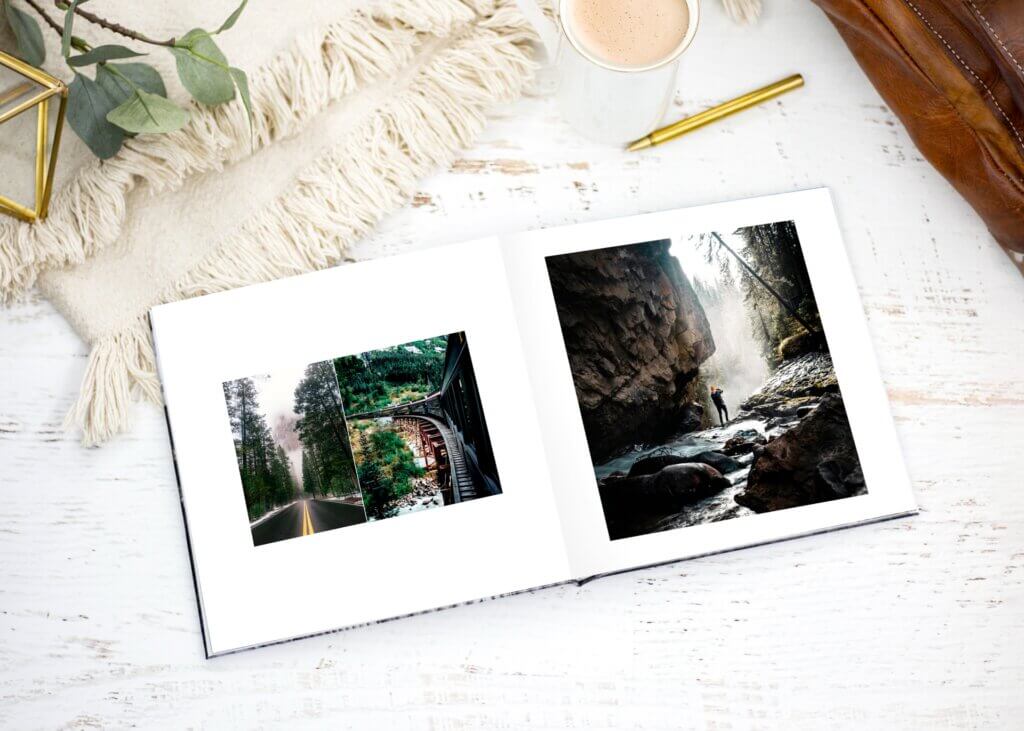 Custom photo book to inspire the adventures of future generations.