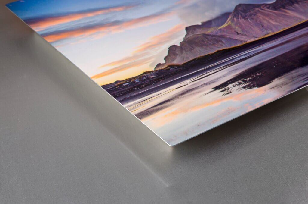 An up close photo of a metal photo print proves that Printique creates the best metal prints.