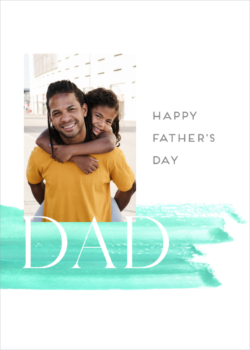 Father's Day Teal Paint