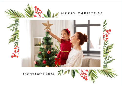 Christmas Branch Frame