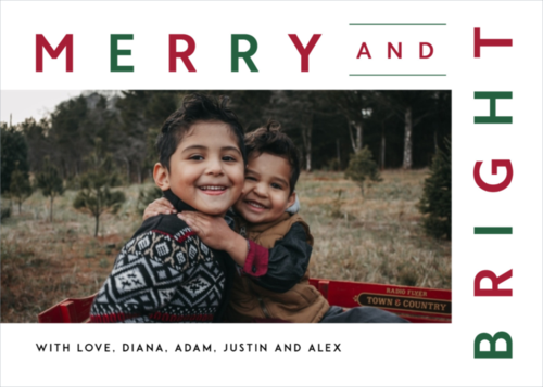 Merry and Bright Frame