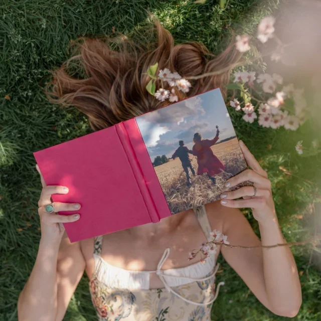 Moments in the garden with our custom cover Photo Albums.

Featured: 
The Layflat Metal Cover Photo Album in 8x8 
What makes it special: The images are infused onto the cover, the metal making them heat and water resistant. 

The Velvet Cover Photo Album in Apricot size 12x12 
What makes it special: This cover is soft to the touch and offers clear stamping options on your custom cover 

The Fabric Cover Photo Album. The perfect look and feel of softness and durability with up to 100 pages.